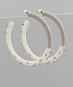Raffia Hoops