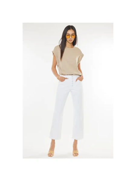 KanCan High Rise Straight Leg Jeans