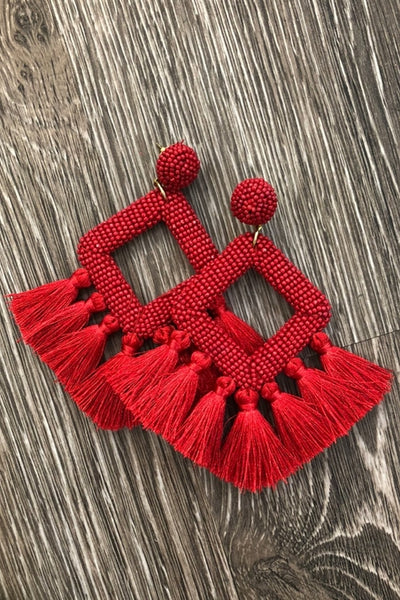 Ellie Fringe Drop Earrings