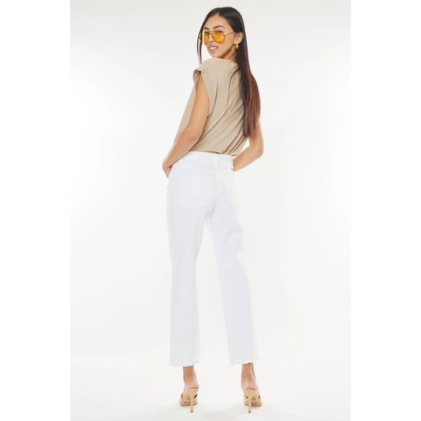 KanCan High Rise Straight Leg Jeans