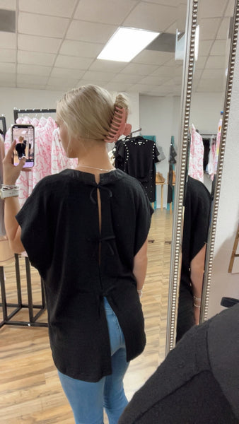Bow Back Top