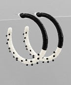 Raffia Hoops