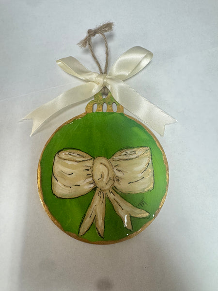 Circle Bow Ornament