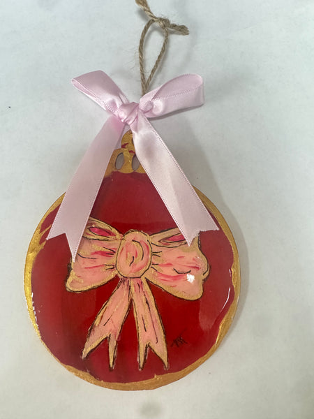 Circle Bow Ornament