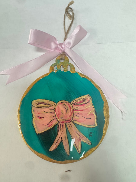 Circle Bow Ornament