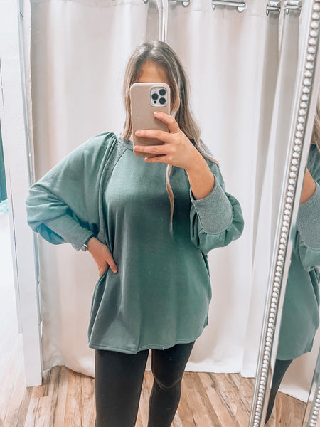 Oversized Terry Top