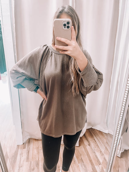 Oversized Terry Top